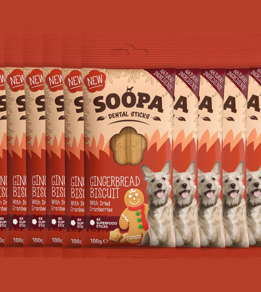 Gingerbread Biscuit Dental Sticks