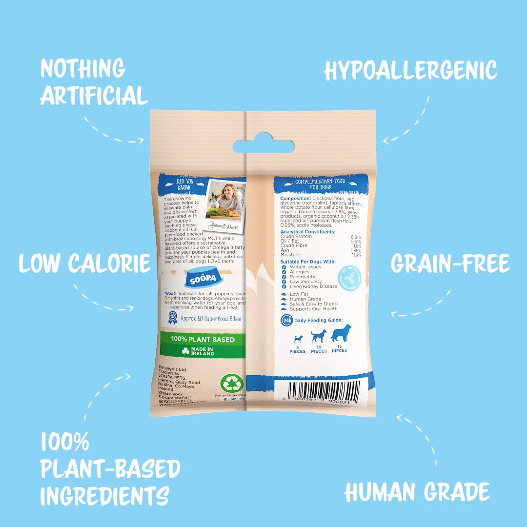 Banana & Pumpkin Healthy Training Bites for Puppies