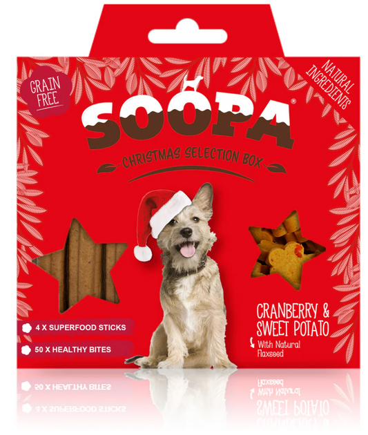 Christmas Selection Box - Cranberry & Sweet Potato Sticks & Bites
