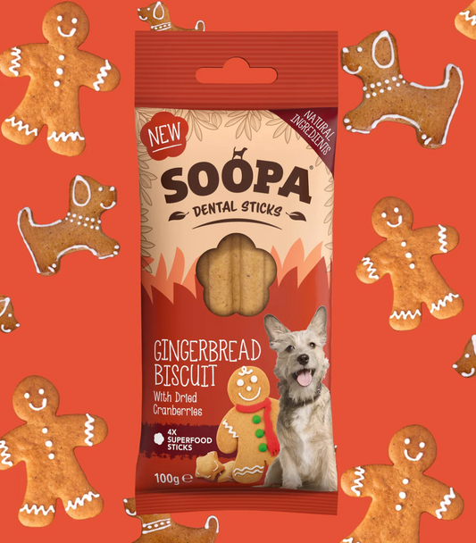 Gingerbread Biscuit Dental Sticks